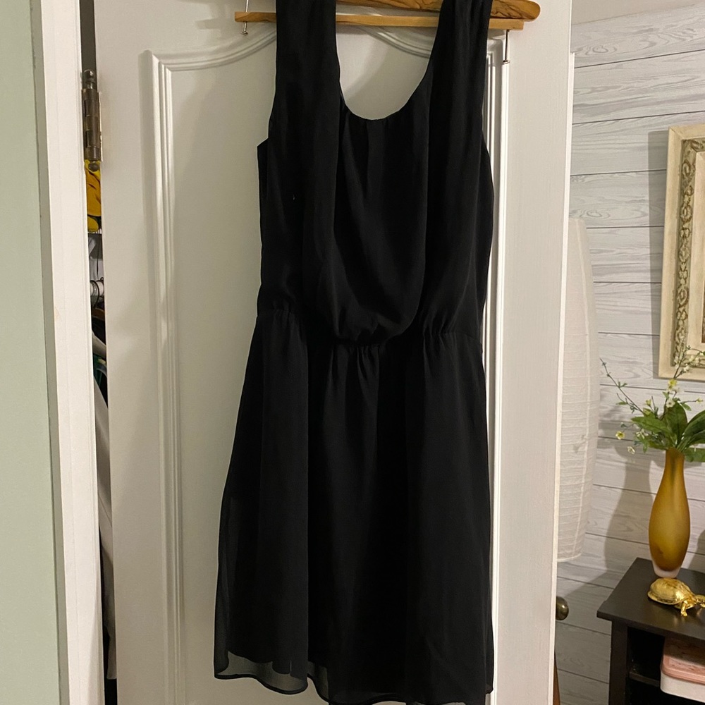 Black mini dress